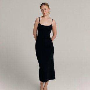 Сукня Soft Lounge у чорному кольорі DRBL03-XS фото
