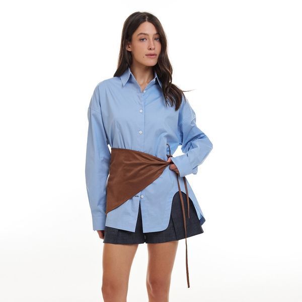 Хустина Suede Triangle в коричневому HDSCRFSD07 фото