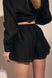 Шорти Double Ruffles у чорному кольорі SHRTBL06-XS фото 3